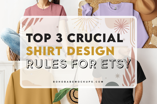 Top 3 T-Shirt Design Rules For Etsy!