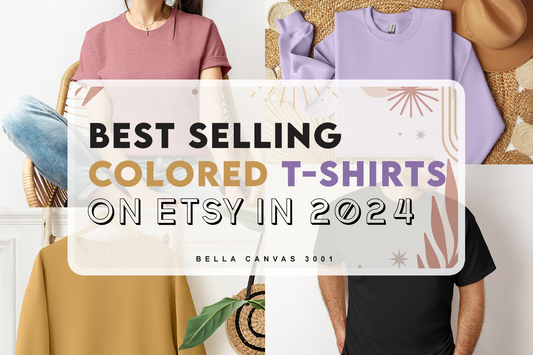20 Best Selling T-Shirt Colors on Etsy