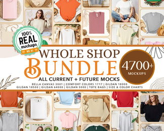 Whole Based Collection WHOLE SHOP BUNDLE - Entire Collection of Current & Future Mockups ...